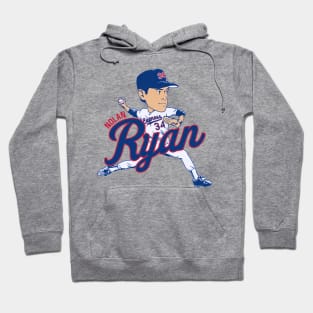 Nolan Ryan Texas Caricature Hoodie